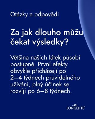 Jak rychle naše doplňky fungují? 🤔 Zjisti víc na 👉 www.longelite.com